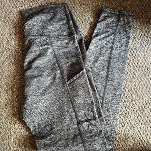 Aerie High-Waisted Gray Leggings with Pockets